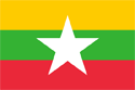 Myanmar Flag Medium