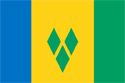 St. Vincent & Grenadines Flag Medium