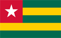 Togo Flag Medium