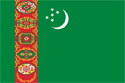 Turkmenistan Flag Medium