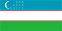 Uzbekistan Flag Medium