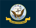 Navy Flag Medium