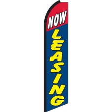 Now Leasing Swooper Feather Flag