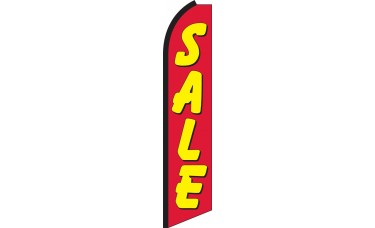 Sale (Red & Yellow) Swooper Feather Flag