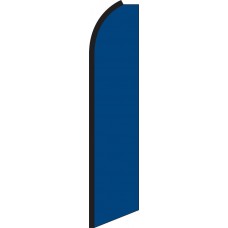 Solid Blue Swooper Feather Flag