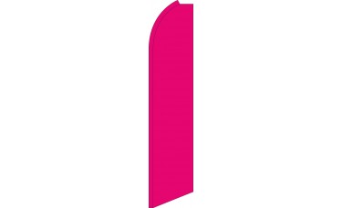 Solid Hot Pink Swooper Feather Flag