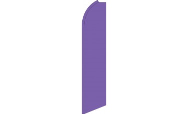 Solid Purple Swooper Feather Flag