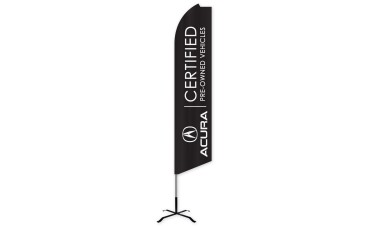 Acura Certified Swooper Feather Flag