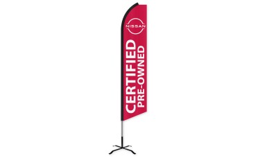 Nissan Certified Swooper Feather Flag