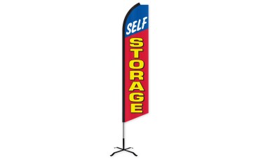 Self Storage Swooper Feather Flag