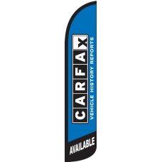 CARFAX Available Wind-Free Feather Flag