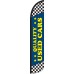 Quality Used Cars Blue Wind-Free Feather Flag