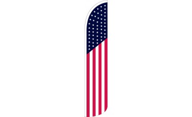 USA Wind-Free Feather Flag