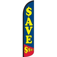 Save $$$ Wind-Free Feather Flag