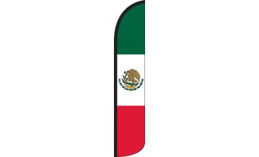Mexico Wind-Free Feather Flag