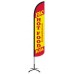 Custom Printed Full Color Wind-Free Feather Flag