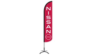 Nissan Wind-Free Feather Flag
