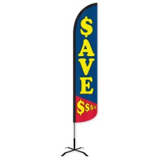 Save $$$ Wind-Free Feather Flag