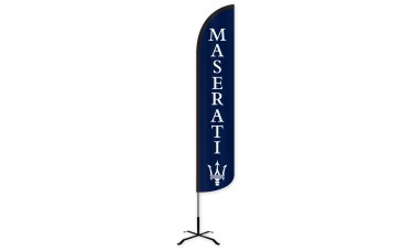 Maserati Wind-Free Feather Flag