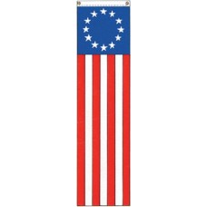 Betsy Ross 13 Star Pulldown Banner 8' x 20"
