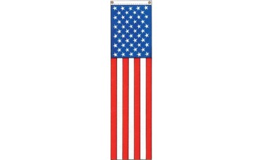 USA 50 Star Pulldown Banner 8' x 20"