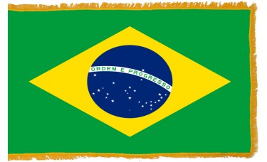 Brazil Flag Indoor Nylon