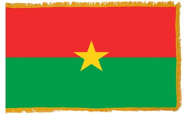 Burkina Faso Flag Indoor Nylon