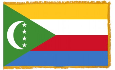 Comoros Flag Indoor Polyester