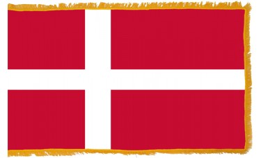 Denmark Flag Indoor Polyester
