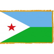 Djibouti Flag Indoor Polyester