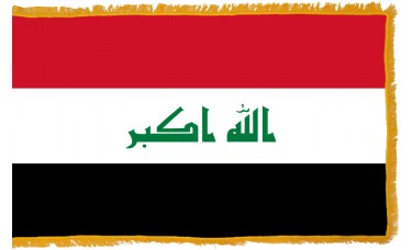 Iraq Flag Indoor Polyester
