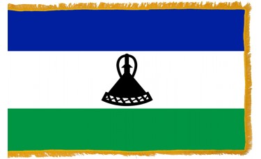 Lesotho Flag Indoor Nylon