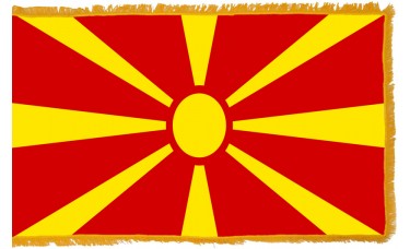 Macedonia Flag Indoor Polyester