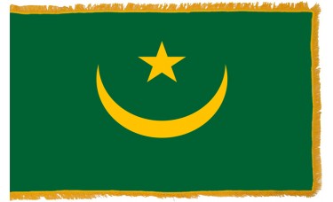 Mauritania Flag Indoor Polyester
