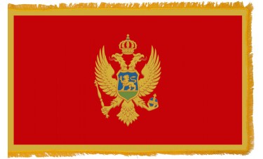 Montenegro Flag Indoor Polyester