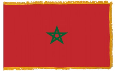 Morocco Flag Indoor Polyester