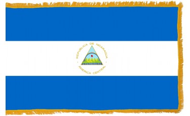 Nicaragua Flag Indoor Polyester