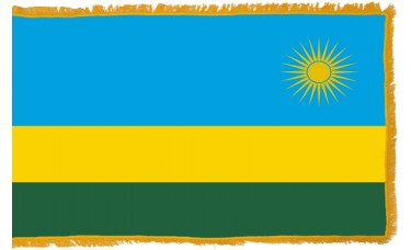 Rwanda Flag Indoor Nylon
