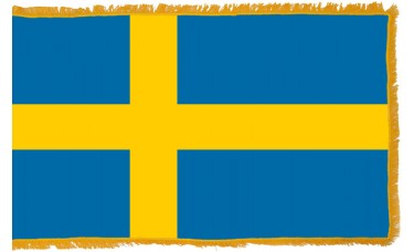 Sweden Flag Indoor Polyester