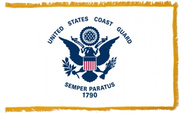 Coast Guard Flag Indoor Polyester