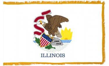 Illinois Flag Indoor Polyester