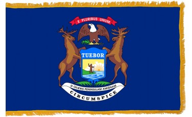 Michigan Flag Indoor Polyester