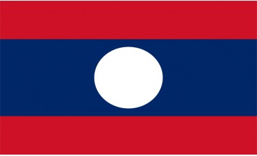 Laos Flag Outdoor Nylon