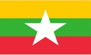 Myanmar Flag Outdoor Nylon