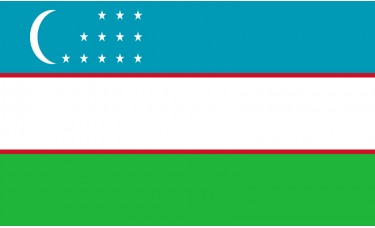 Uzbekistan Flag Outdoor Nylon