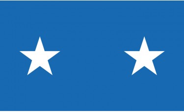 2 Star Air Force Major General Outdoor Flag