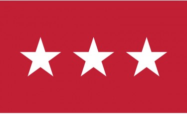 3 Star Army Lt. General Outdoor Flag