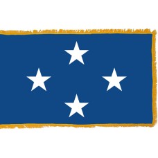 4 Star Seagoing Navy Admiral Indoor Flag