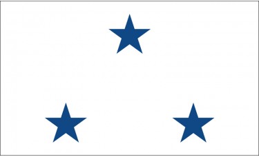 3 Star Non-Seagoing Navy Vice Admiral Outdoor Flag
