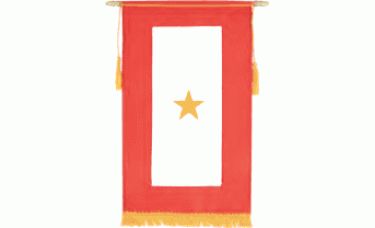 1 Star Service Banner - Gold Stars